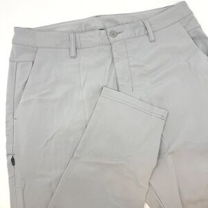 BYLT Basics Everyday Pant 2.0 Mens XL Light Gray Tech Chino Stretch Trousers